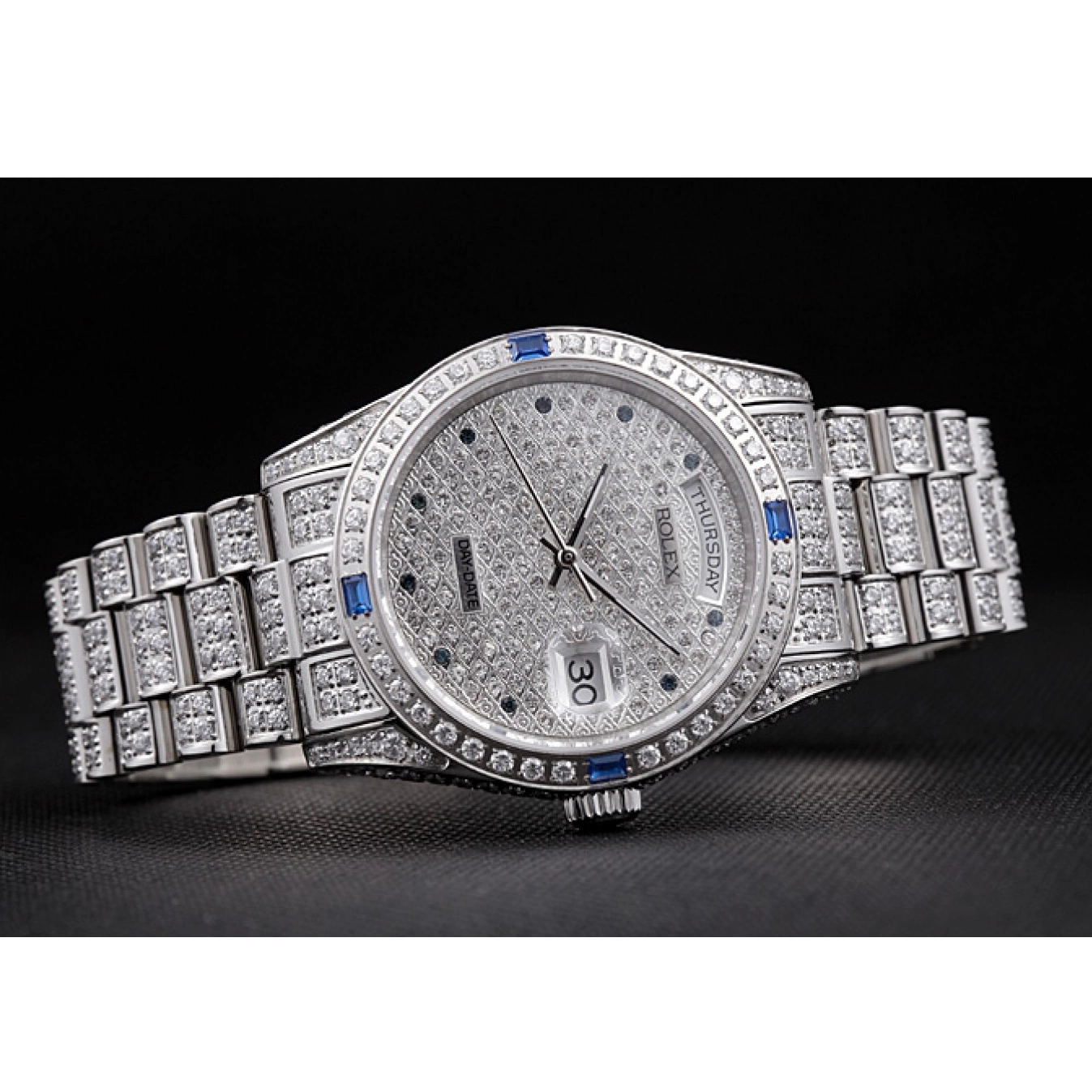 AAA Replica Watches Swiss 621613 Diamonds-srl183 Day-Date Rolex 0716